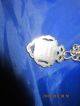 Silver Albert Chain With Fob Hallmark 1908 Pocket Watches/ Chains/ Fobs photo 2