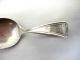Adorable Sterling Silver Bent Baby Spoon Engraved Other photo 2