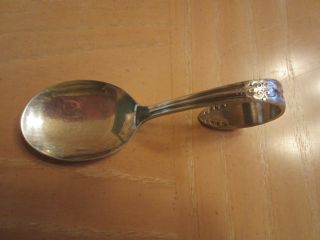 Vintage Childs Child ' S Invalid Spoon King Edward Silverplate photo