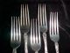 Vintage 1835 Wallace Silverplate Flatware Floral 1902 Luncheon Forks X (5) Wallace photo 1