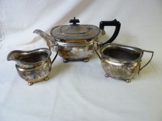 Top Quality Antique Elkington Silver Plate Tea Set - Just Add Polish photo
