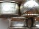 Small Lot 5 Solid Silver Napkin Rings 1908 - 1961 Not Scrap Napkin Rings & Clips photo 1