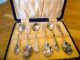 3rd City Of London Regiment Royal Fusiliers Cased Set Of 6 Silver Plate Spoons Other photo 3