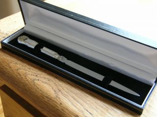 Silver Handled Letter Opener In Presentation Box photo