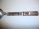 Remember The Alamo 1981 Bowie Knife Sterling Silver Spoon Large Size Souvenir Spoons photo 1
