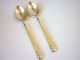 Excellent Antique Silver Enamel Spoons 1914 Other photo 2