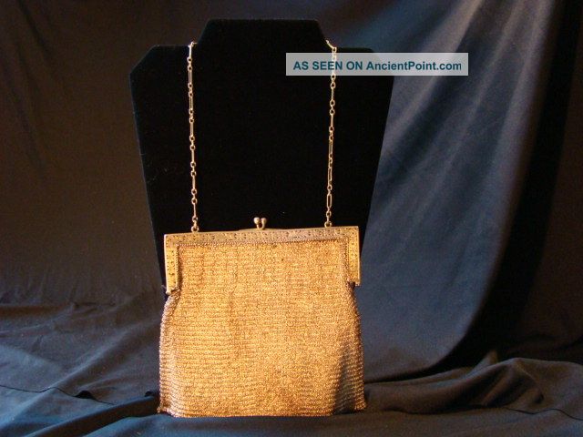Fabulous And Stunning Sterling Silver Mesh Purse/handbag Other photo