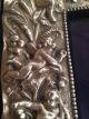 Large French Art Nouveau Repousse Sterling Silver Cherub Putti Picture Frame Other photo 3