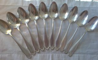 Stunning Silver 90 Plate Set Of 12 Twelve Table Spoons Germany.  Mwf Patent 90 45 photo