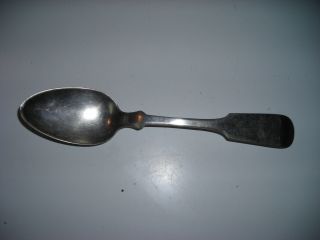 1847 Rogers Bros.  Large Coin Silver Spoon photo