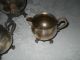 Vintage 1883 Fb Rogers Silverplate Coffe/tea Pot Creamer And Sugar Bowl Set Tea/Coffee Pots & Sets photo 2