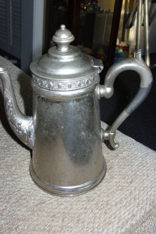 Manning,  Bowman & Co.  Antique Metalware Teapot With Hinged Lids Circa 1920s 2 photo