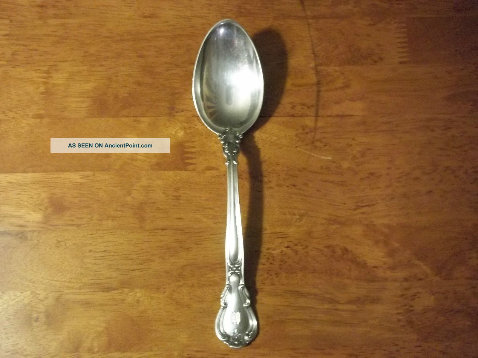 1 Pc 1895 Gorham Chantilly Sterling Silver Large 8 1/2 Serving Spoon Gorham, Whiting photo