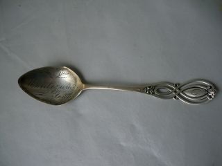 Antique Silverware Alvin Sterling Silver Souvenir Spoon 