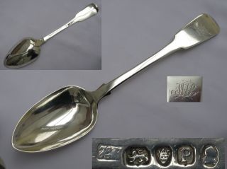 Fine Quality Hester Bateman Sterling Silver Large Serving Spoon 1790 London photo
