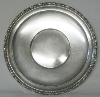Prelude International Sterling Silver Stepped Tray Charger Plate No Mono photo