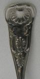 R & W Wilson Philadelphia Antique Coin Silver Master Salt Spoon Kings Shell Other photo 3