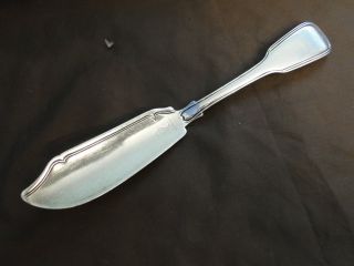 Fiddle & Thread Pattern Butter Knife Sterling Silver Made Inlondon 1816 photo