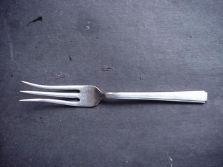 Sterling Silver Olive Fork (modern Classic By Lunt) photo