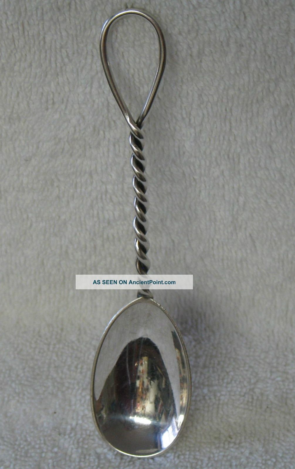Jacobi & Jenkins Sterling Silver Twisted Handle Spoon Other photo