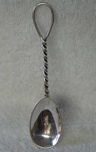 Jacobi & Jenkins Sterling Silver Twisted Handle Spoon photo
