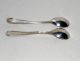 2 Webster Company Master Salt Spoons Sterling Antique Simple Pattern 1890 Other photo 7