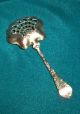 Gorgeous Antique Sterling Silver Mount Vernon Pierced Nut Spoon 307 Other photo 7
