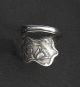 Wild Rose Spiral Sterling Silver Spoon Ring (rare) Other photo 1