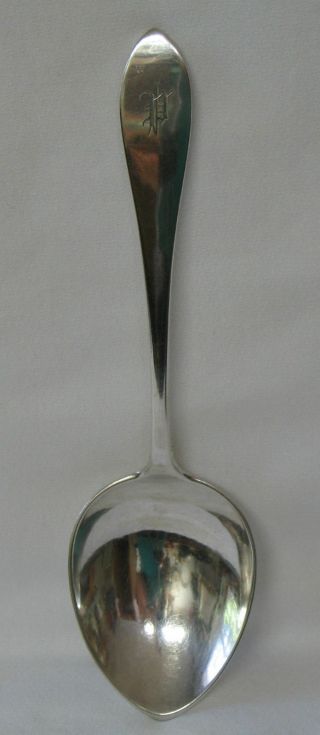 Charles Brown Arthur Stone Sterling Silver 1912 - 1937 Lg Berry Spoon Arts Crafts photo