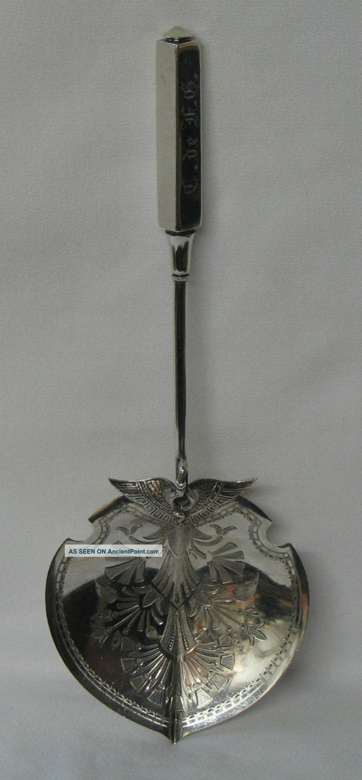 Gorham Isis Sterling Silver Server Egyptian Bright Cut Other photo