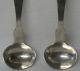 Mckay Spear & Brown Sterling Coin Silver Master Salt Spoon Set Of 2 Other photo 1