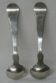 Mckay Spear & Brown Sterling Coin Silver Master Salt Spoon Set Of 2 Other photo 5