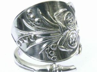 Gorham Lily Of The Valley Sterling Ring 1870 Very Rare photo