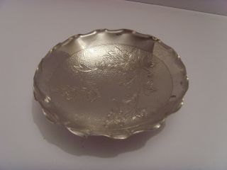 Exceptional Chinese Export Silver Pin Dish photo