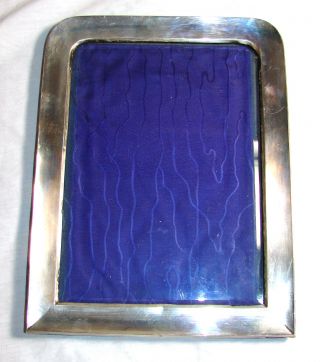 Antique Edwardian Sterling Silver 6x8 Picture Frame,  Birmingham England 1910 photo