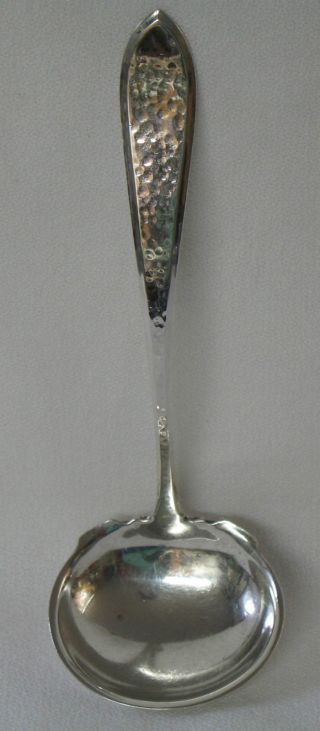 International Sterling Silver Sauce Ladle Hammered No Mono photo