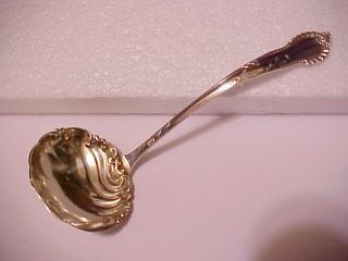 Antique Solid Sterling Silver Serving Ladle Frank W.  Smith Silver Co Circa 1880s photo