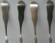 James Edgar Brinsmaid Antique Coin Silver Teaspoon Burlington Vt Set Of 4 Other photo 5