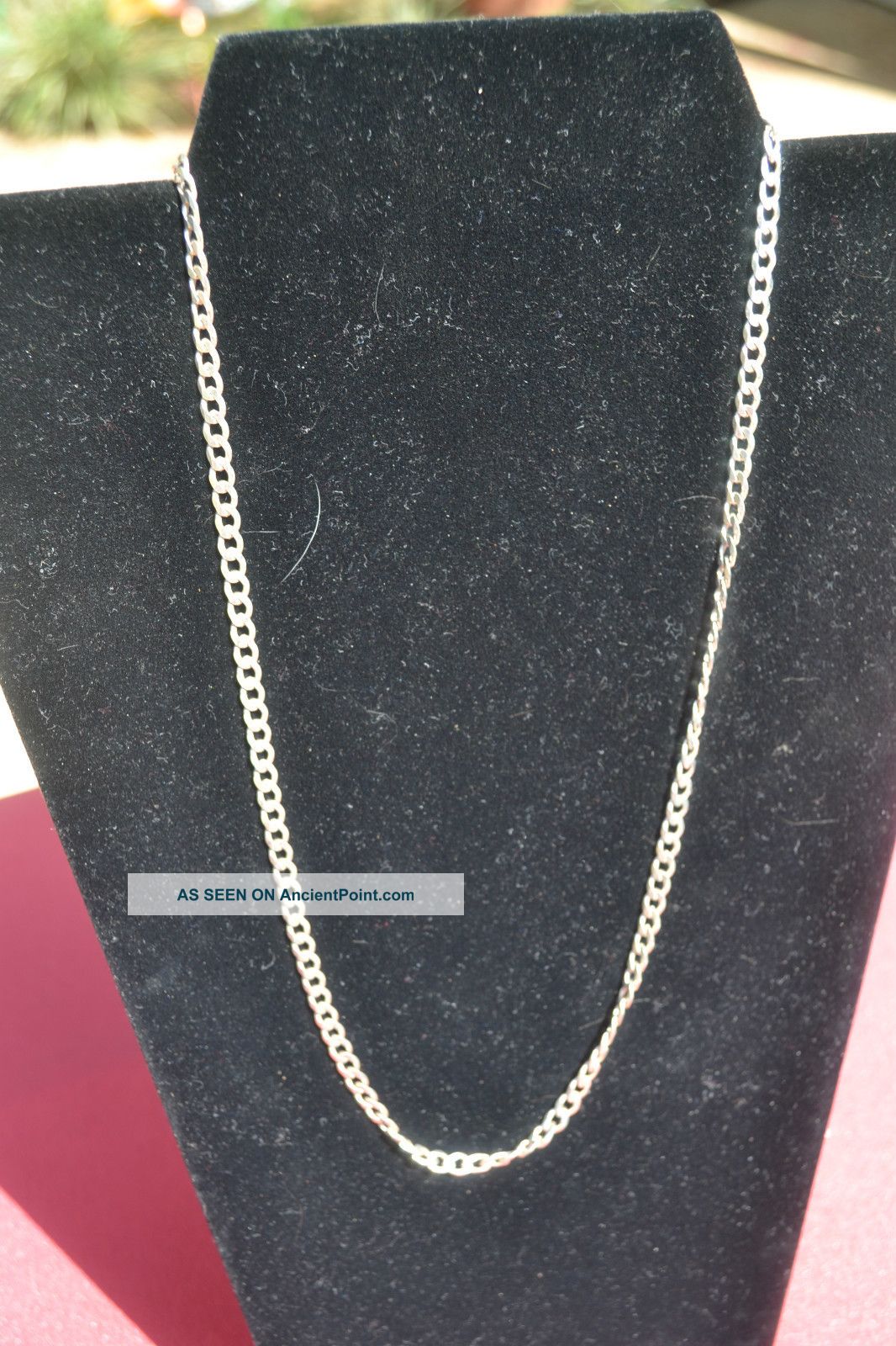 Sterling Silver Necklace - Italian Chain - (22 1/8 Inches) Other photo