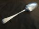 Hanovarian Pattern Table Spoon Sterling Silver Made In London 1743 - Maker Md Other photo 1