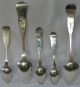 5 Antique Coin Silver Spoons By Vermont Silversmiths Other photo 3