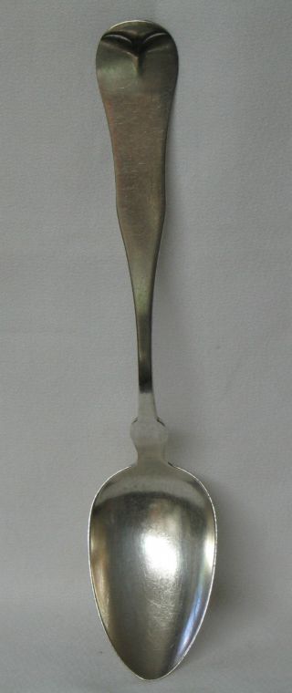 W Senter & Co Antique Coin Silver Tablespoon Serving Spoon Portland,  Me 1869 - 79 photo