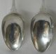 Nathan Storrs Colonial Coin Silver Coffin End Teaspoon Set Of 2 1791 - 1833 Other photo 1