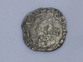 Fine Sterling Silver Half Groat Coin King Charles I 1634/5 London. photo
