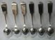 Bailey & Brothers American Coin Silver Tablespoon Serving Spoon Ny Set Of 6 Other photo 1
