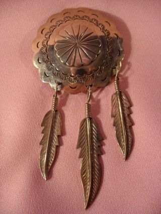 A Large Vintage Mexico Sterling Silver 