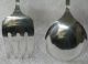 Lunt William & Mary Sterling Silver Salad Serving Set Fork Spoon Treasure Other photo 4