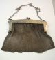Vintage Sterling Silver Ladies Mesh Evening Bag  Other photo 3