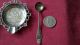 Sterling Silver Ashtray Salt Spoon And Shell Other photo 1