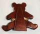 Vintage Teddy Bear Sterling Silver & Wood Picture Frame Other photo 2